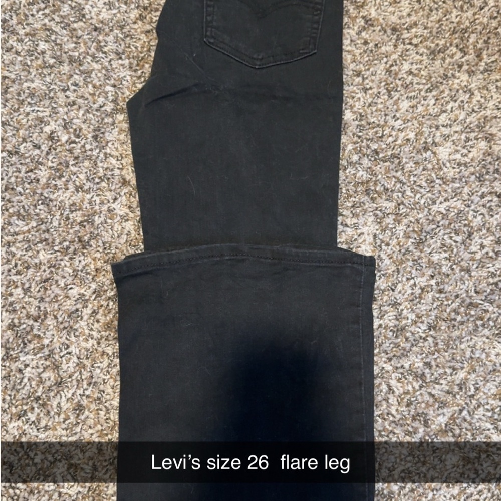 Signature by Levi Strauss Black Flare Jeans